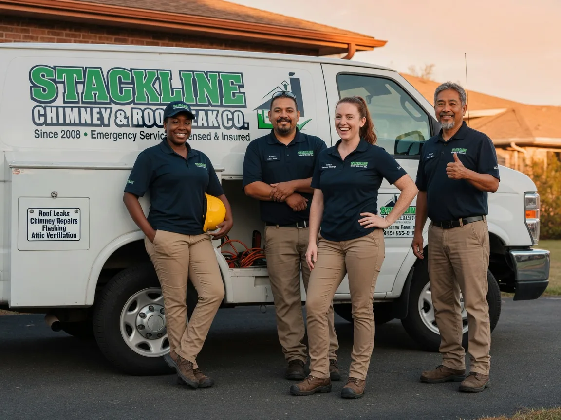 Chimney flashing repair company in Moreland, GA